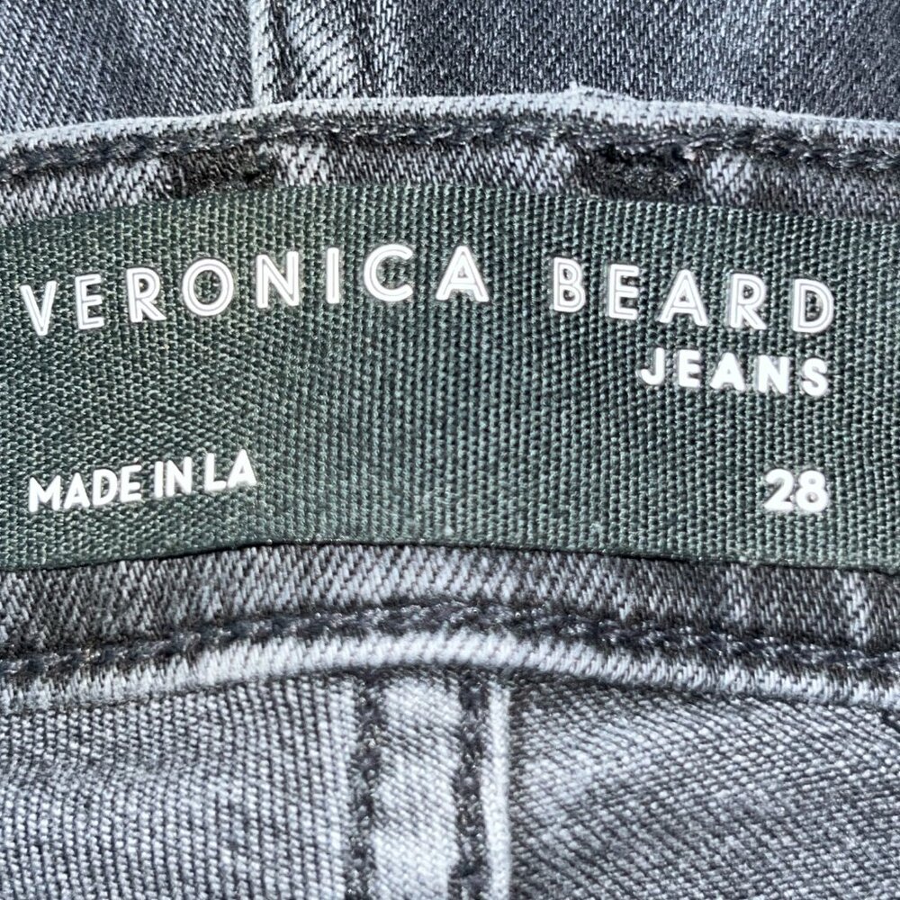 VERONICA BEARD LEENA BOOTCUT HIGH RISE JEANS in ONYX WASH   MADE IN USA  EUC  28 - Picture 7 of 11